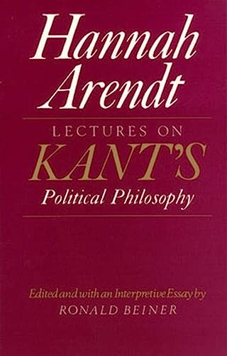 Lectures on Kant's Political Philosophy